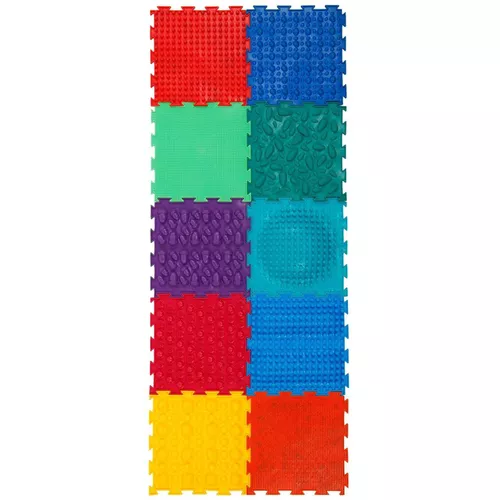 купить Коврик для йоги SUHS 11442 Covoras masaj picioare Ortopazl - Assorti, 10 buc. FI-9740 в Кишинёве 