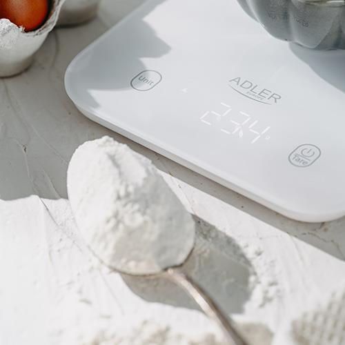 cumpără Cântar de bucătărie Adler AD 3181 White în Chișinău 