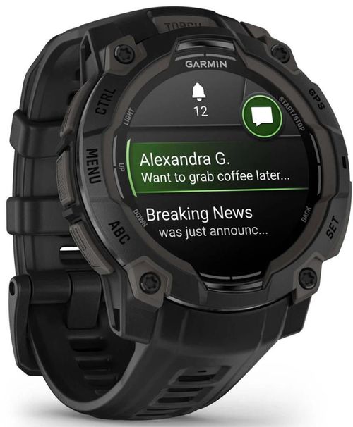 купить Смарт часы Garmin Instinct 3, 45 mm, Amoled, Black (010-02936-00) в Кишинёве 