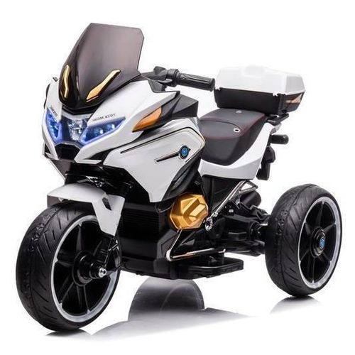 купить Электромобиль Richi RT1698/1 Motocicleta pe acumulator, alb в Кишинёве 