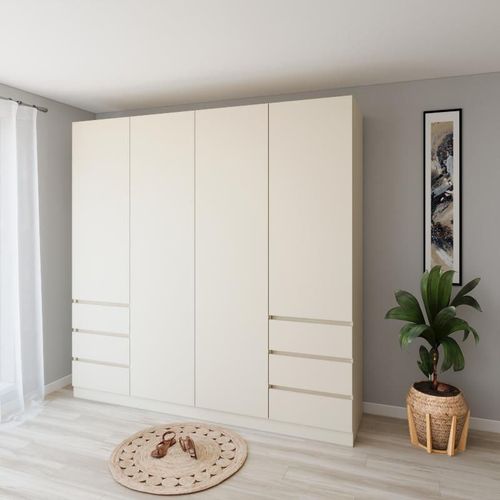 cumpără Dulap Smartex (15953) N17 220cm Ivory în Chișinău 