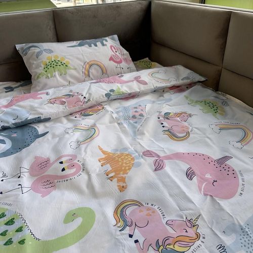 купить Домашний текстиль Relaxe Home Детское постельное бельё TEP Tepik 140 х 105 см Dino в Кишинёве 