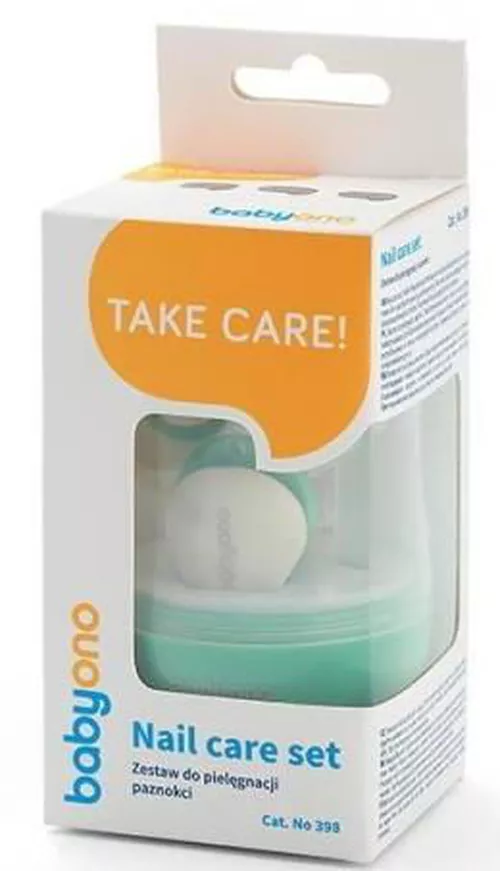 купить Набор для ухода за малышом BabyOno 0398/01 Set cosmetice menta в Кишинёве 