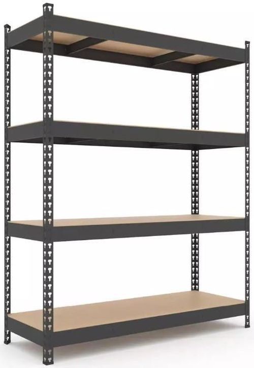 купить Cтеллаж складской Nex Home Raft metalic Titan 1800x1200x400 mm, 4 nivele PAL, antracit в Кишинёве 