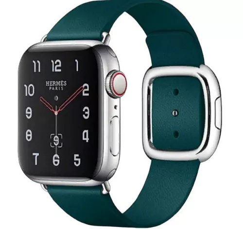 cumpără Curea VPG Tethys Series Real Leather iWatch Strap 38/40/41mm Green în Chișinău 