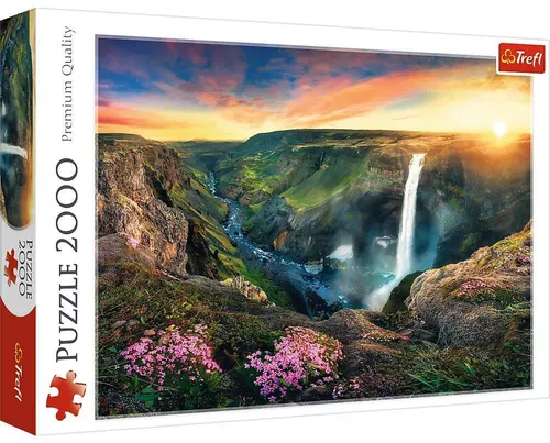 купить Головоломка Trefl 27091 Háifoss Waterfall, Iceland (2000 pcs) в Кишинёве 
