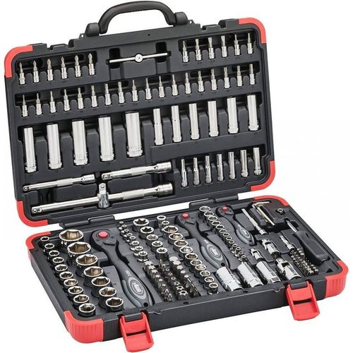cumpără Set de unelte de mână Vigor V2461, головки-воротки 1/2", 3/8" и 1/4" 172 пр. în Chișinău 