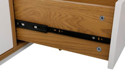 купить Комод Deco Marani 120x40x81H Oak/White в Кишинёве 