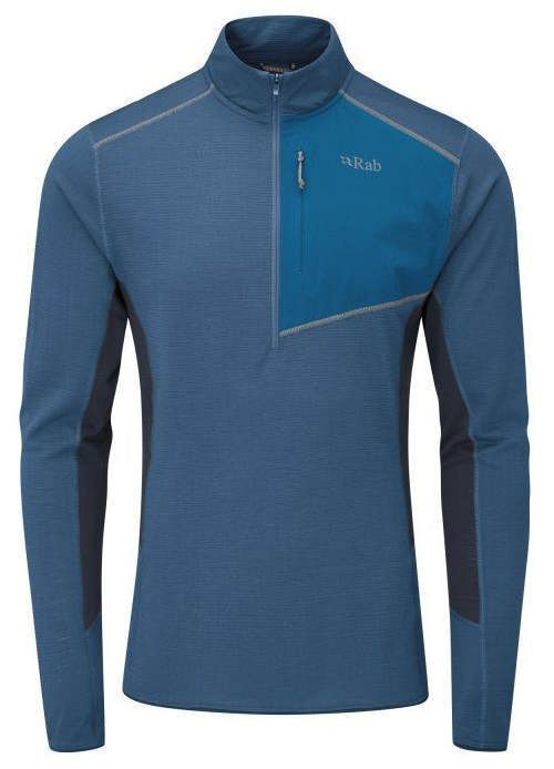 cumpără Îmbrăcăminte sport Rab Tricou barbati Syncrino Light Pull-On Denim L (QFF-19-DEN-LRG) în Chișinău 