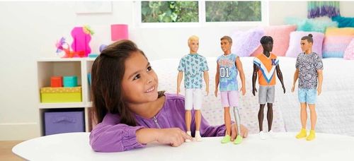 купить Кукла Barbie HPF80 Ken Fashionist în tricou cu imprimeu paisley в Кишинёве 