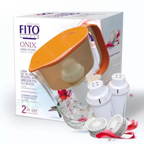 cumpără Cană filtrantă pentru apă Fito Filter FF Onix Si+ orange în Chișinău 