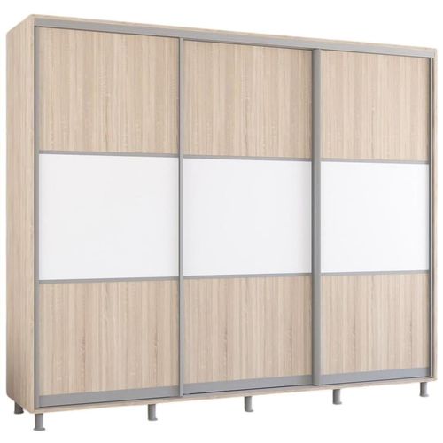 купить Шкаф Mobildor-Lux Aron uși glisante din PAL orizontal (260x60x230H cm) Sonoma в Кишинёве 