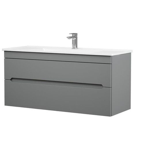 купить Шкаф под умывальник Orka Varna 100 Grey matt (10LE50101) в Кишинёве 