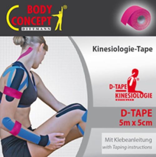 купить Бандаж спортивный Dittmann 1971 Kinesiologie Tape rol 5mx5cm pink BCDL4020.10 в Кишинёве 
