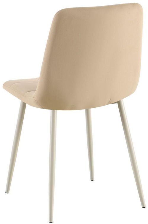 купить Стул Interdepo TED Grey, Beige Velvet 20A17GRY-06 в Кишинёве 