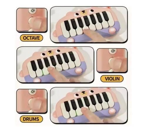 cumpără Jucărie muzicală Bibi-Irn 6224 Pian Ursulet (în asort.) în Chișinău 