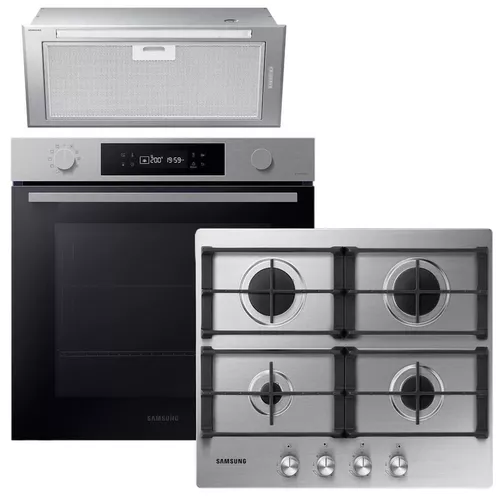 купить Духовой шкаф, варочная панель и вытяжка Samsung NV7B4125ZAS/WT + NA64H3010AS/WT + NK52FG454CS/UR в Кишинёве 