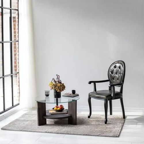 купить Журнальный столик Trendy Mondo, Antracit 75x40x75cm в Кишинёве 