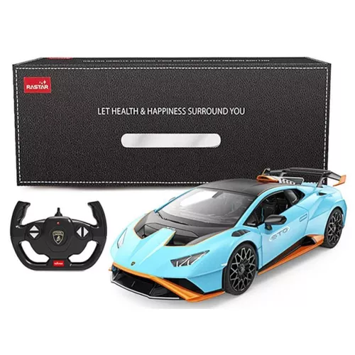 cumpără Jucărie cu telecomandă Rastar 98700 Lamborghini Huracan STO,1:14 albastru, 50532 în Chișinău 