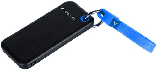 купить Накопители SSD внешние Verbatim M.2 External SSD 256GB Verbatim Pocket USB 3.2 Gen 2, Black/Blue (VER_32416) в Кишинёве 