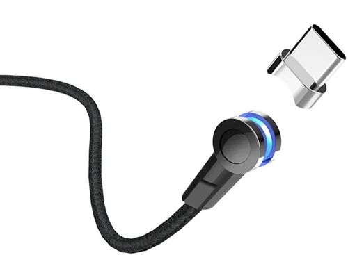 cumpără Cablu telefon mobil Hoco S8MGNTCBK USB to Type-C Magnetic S8 2.4A 1.2m, Black în Chișinău 