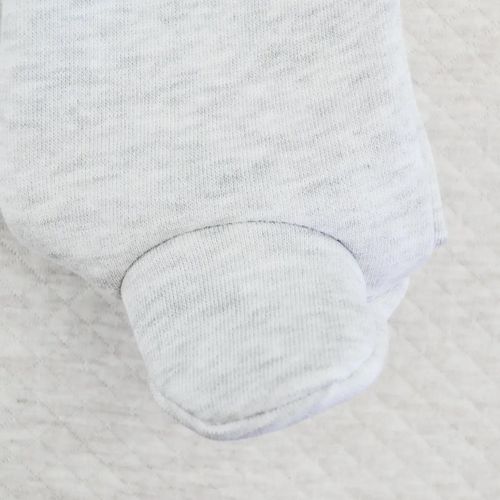 cumpără Haine pentru copii Minikin 231561362 Trinitka Комбинезон с капюшоном серый меланж 1-3 мес (62 см) în Chișinău 