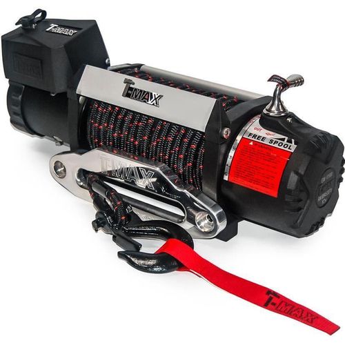 купить Лебёдка T-Max Лебедка FVT10000 фунтов 12 В с 28 метрами синтетического троса в Кишинёве 