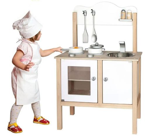купить Игрушечная кухня и посуда Viga 50223 Noble Kitchen w/Accessories в Кишинёве 