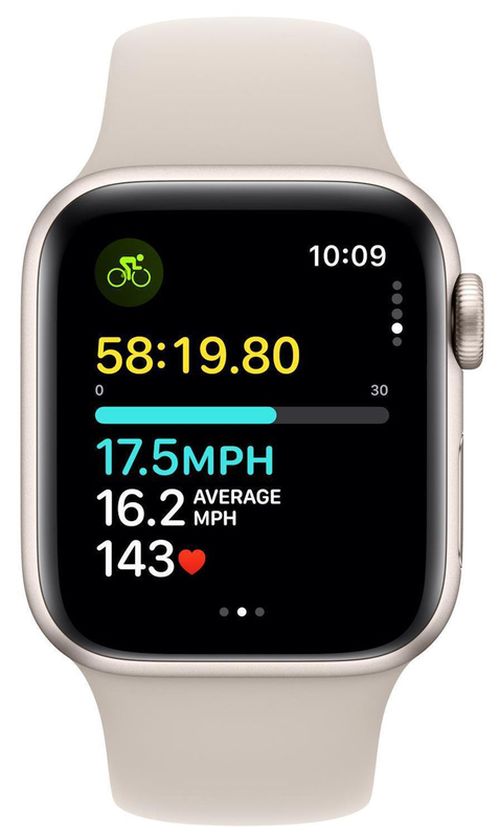 cumpără Ceas inteligent Apple Watch Series SE2 GPS 40mm Starlight - M/L MR9V3 în Chișinău 