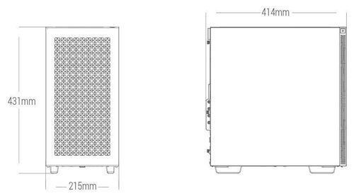 купить Корпус для ПК Deepcool CH370 Micro-ATX Case, with Side-Window в Кишинёве 