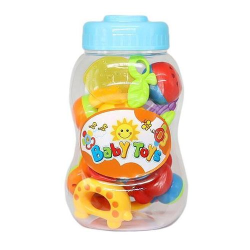 cumpără Zornăitoare New World SL84802-2 Set de zornaitoare si dentitie in sticla albastra 5 buc, 1110D în Chișinău 