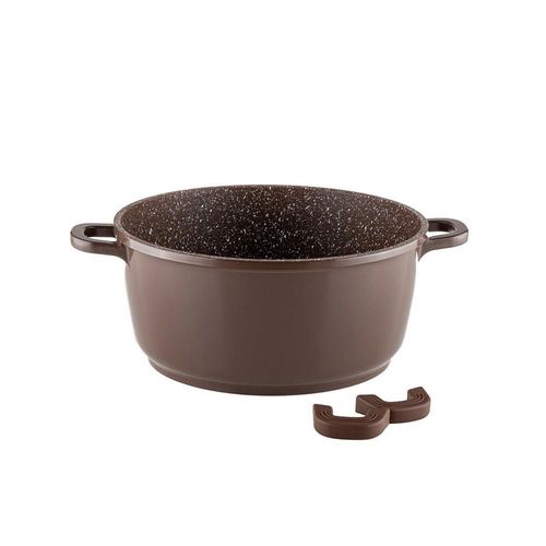 купить Кастрюля Muhler MR-2449M 24x11.5cm, 4.4L, Chocolate, Die-Cast в Кишинёве 