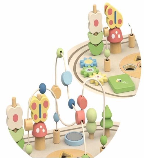 купить Развивающая доска Tooky Toy TJ789 Masa interactiva medie Prietenii mei din padure 1848D в Кишинёве 