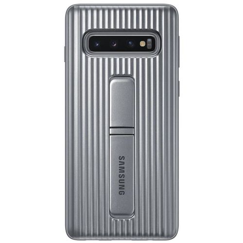 купить Чехол для смартфона Samsung EF-RG973 Protective Standing Cover S10 Silver в Кишинёве 