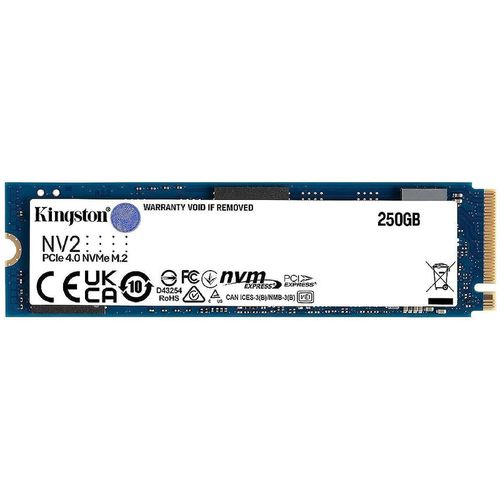 купить 250GB SSD M.2 Type 2280 PCIe 4.0 x4 NVMe Kingston NV2 SNV2S/250G, Read 3000MB/s, Write 1300MB/s в Кишинёве 