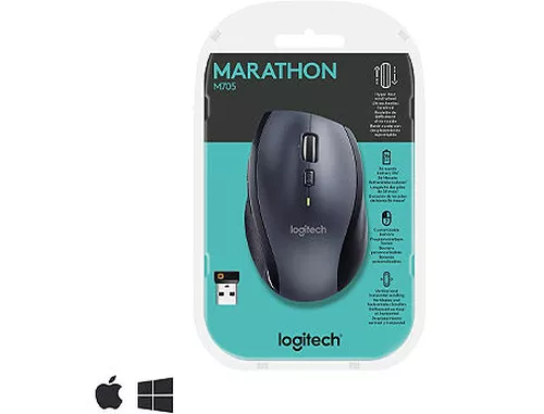 cumpără Mouse fara fir Logitech M705 Marathon Wireless Mouse, USB 910-001949 (mouse fara fir/беспроводная мышь) în Chișinău 