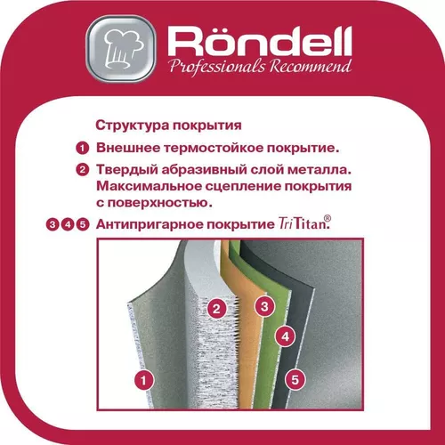 cumpără Cratița cu capac Rondell RDA-1203 Zeita Neu 28cm în Chișinău 