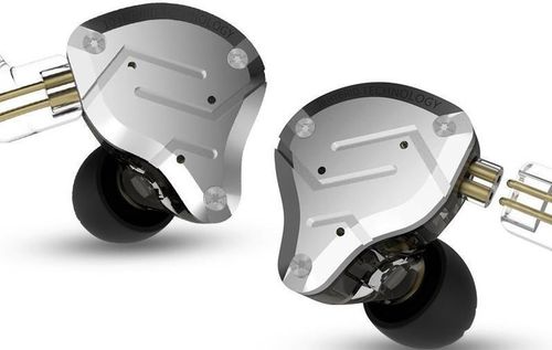купить Наушники проводные miscellaneous KZ Acoustics ZS10 PRO Silver-Black в Кишинёве 