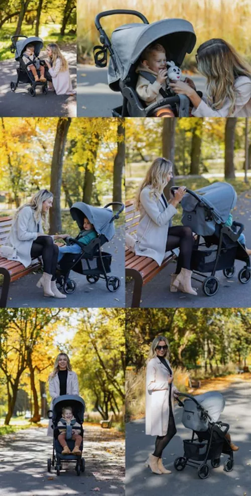 купить Детская коляска 4Baby Rapid 2024 Black в Кишинёве 