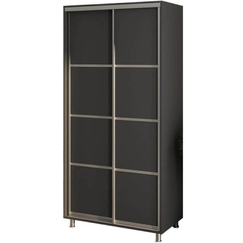cumpără Dulap my-STYLE C10H1T01AM02-U11, 100x210, антрацит în Chișinău 