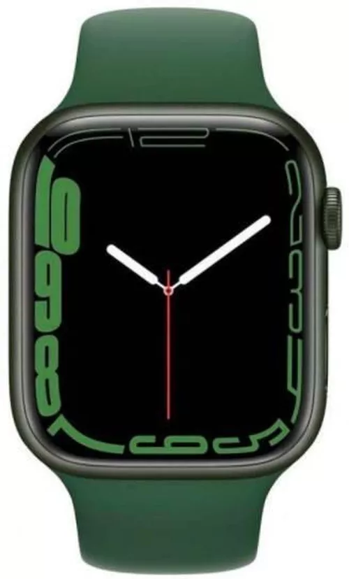 cumpără Ceas inteligent Apple Watch Series 7 GPS 45mm Green Aluminum Case With Green Sport Band MKN73 în Chișinău 