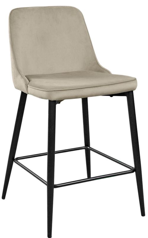 купить Барный стул Deco Clasic Small Beige HLR7+Black Legs в Кишинёве 