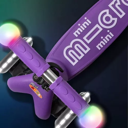купить Самокат Micro MMD129 Mini Deluxe Magic LED Purple в Кишинёве 