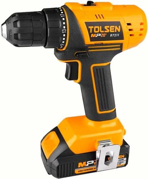 купить Набор электроинструментов Tolsen Set masina de insurubat + impact MP20V 2Ah (87239) в Кишинёве 