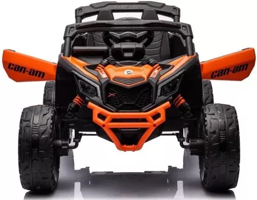 cumpără Mașină electrică pentru copii Kids car DK-CA003_Orange Can-Am Maverick, 12V10AH, scaune din piele în Chișinău 