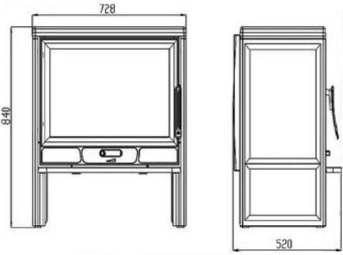 купить Камин конвекционный Plamen BARUN в Кишинёве 