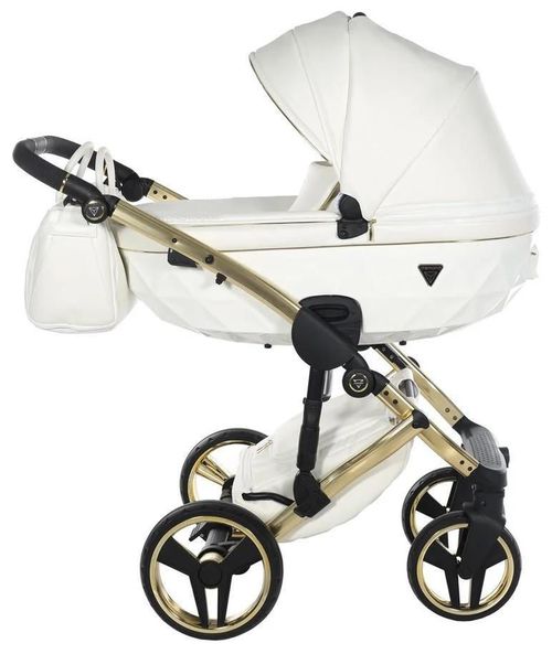 cumpără Сărucior pentru copii Junama Fluo Line V3 Indyvidual 17 White Gold în Chișinău 