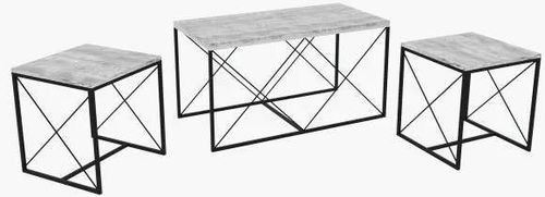 cumpără Măsuţă cafea Trendy Defne, Gri deschis, set în Chișinău 