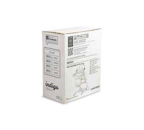 cumpără Scaun de masă Caretero 7651 Indigo Black Green în Chișinău 