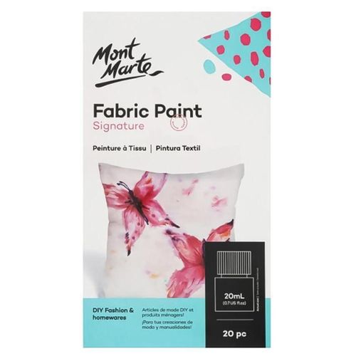 купить Набор для творчества Mont Marte PMHS0077 Set vopsele pentru Tesaturi 20buc x 20ml в Кишинёве 
